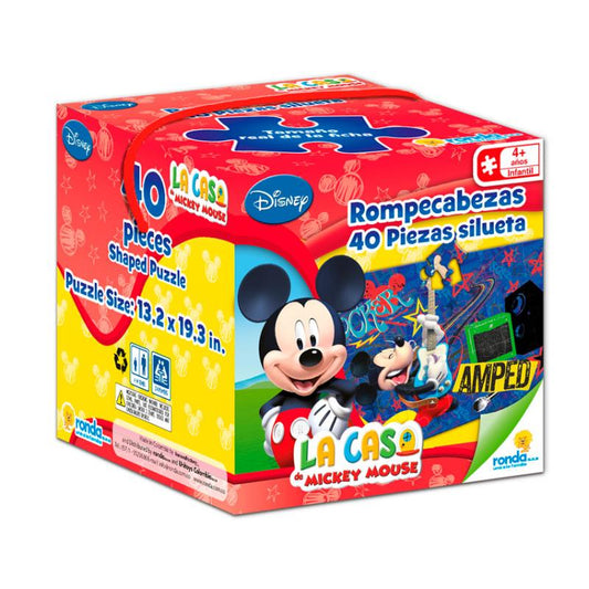 ROMPECABEZAS 40 PIEZAS MICKEY RONDA