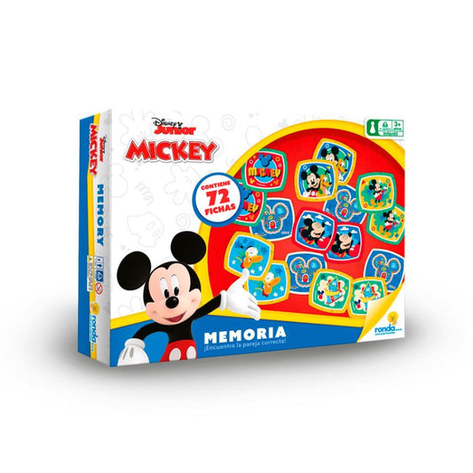 JUEGO DE MESA MEMORIA MALETÍN MICKEY RONDA