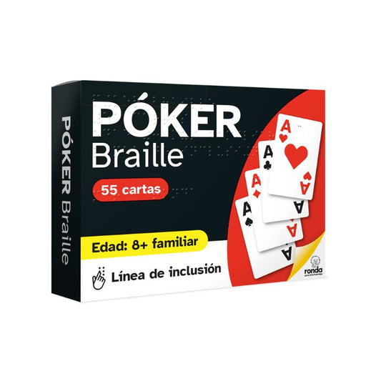 JUEGO DE MESA PÓKER BRAILLE RONDA