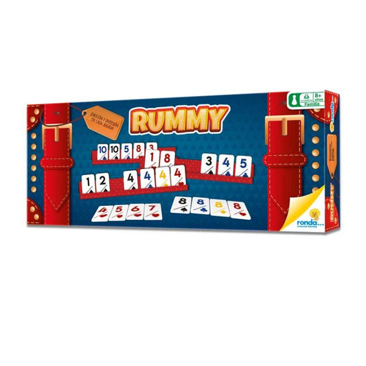 JUEGO DE MESA RUMMY CARTÓN RONDA
