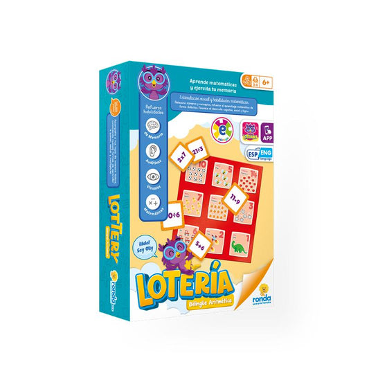 JUEGO DE MESA DIDÁCTICO LOTERÍA ARITMÉTICA RONDA
