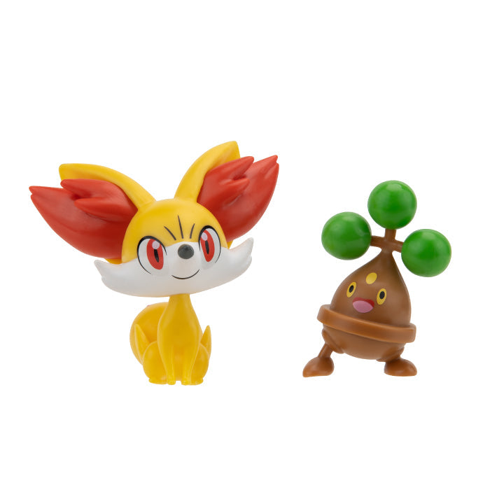 Jazwares Pokemon battle fig. Fennekin and Bonsly