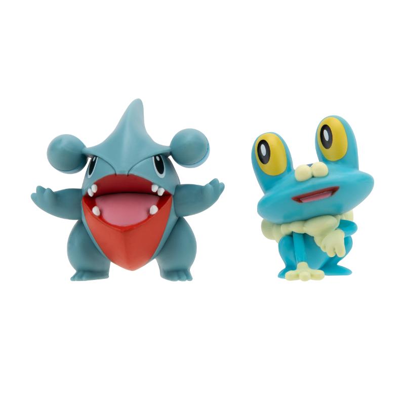 Jazwares Pokemon battle fig. Gible and Froakie