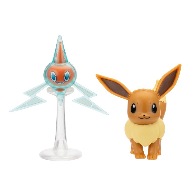 Jazwares Pokémon battle fig. Eevee + Rotom