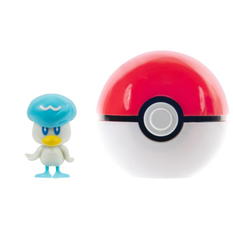 Jazwares Pokémon Clip N Go Quaxly + Poké Ball