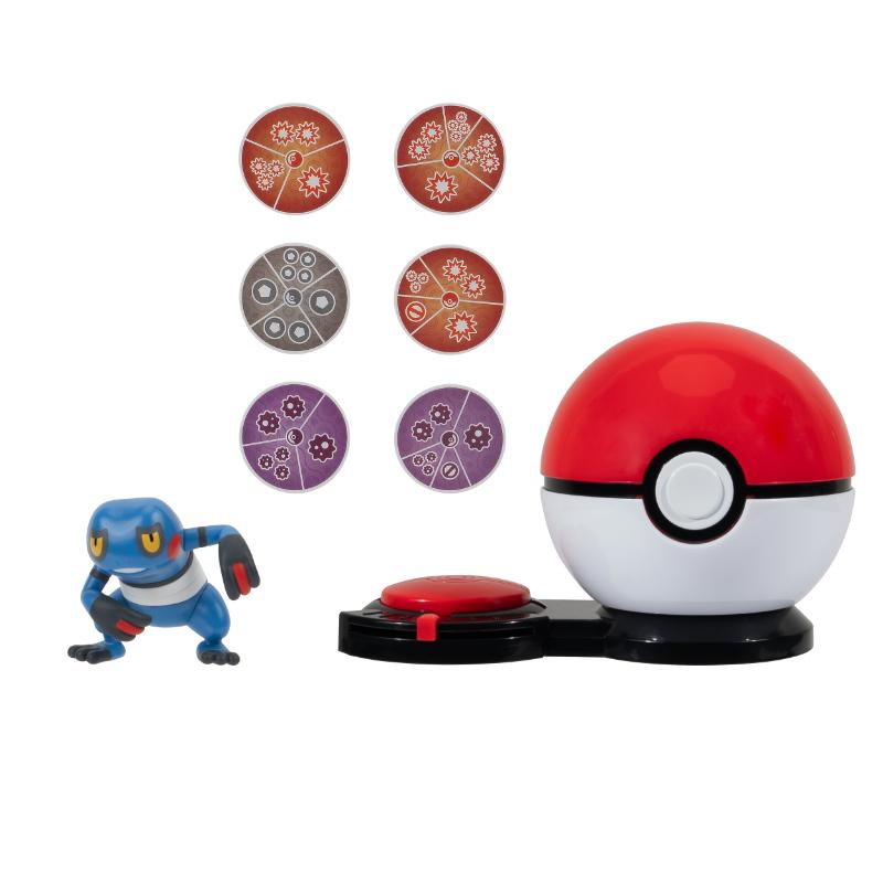 Jazwares juego Pokémon Surprise Attack Croagunk +