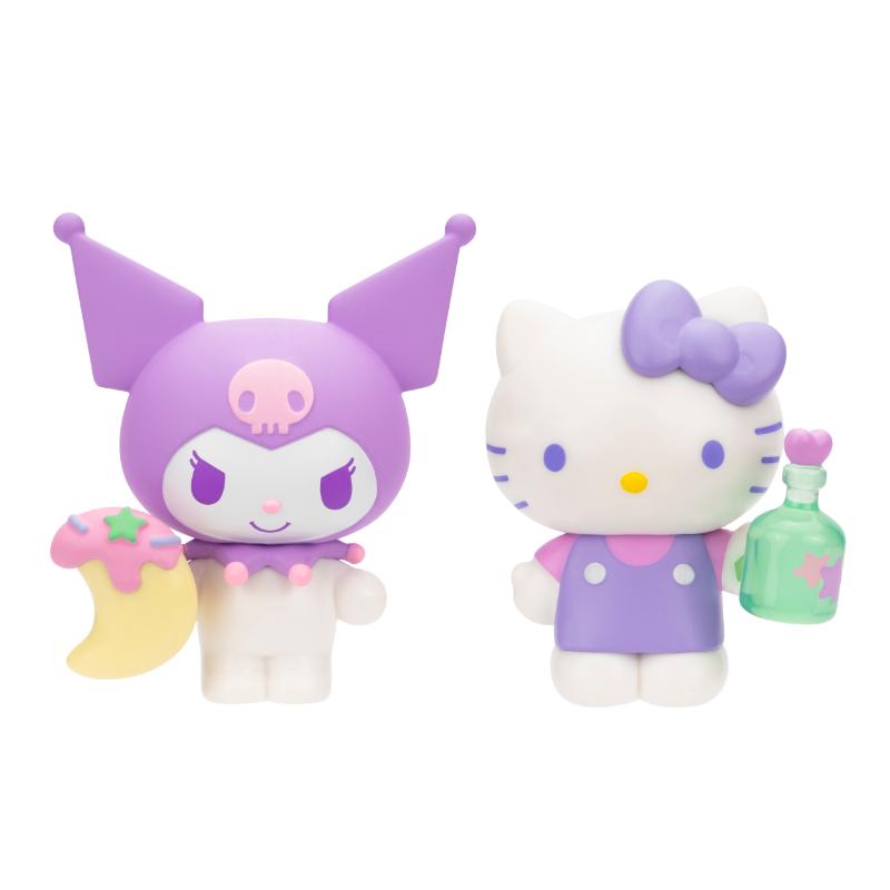 Jazwares Hello Kitty pack 2" fig. Kuromi y Hello Kitty
