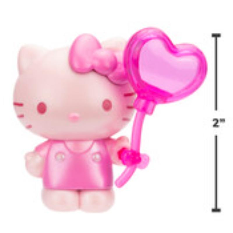 Jazwares Hello Kitty set con 8 figuras traslúcidas