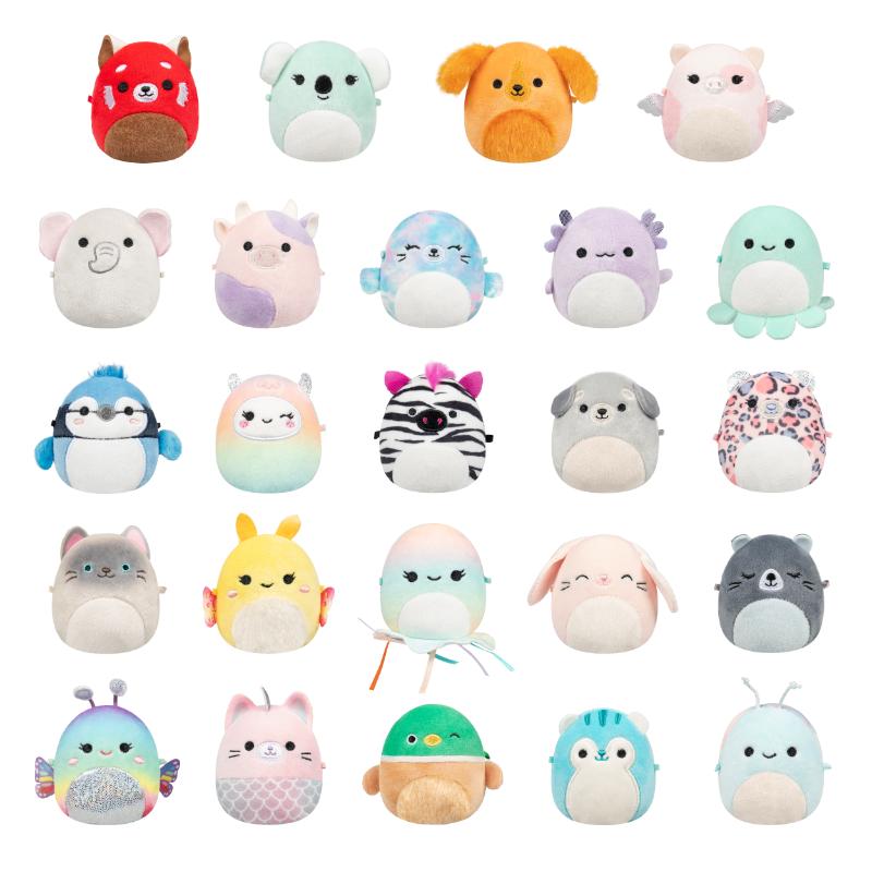 Jazwares Squishmallows Micromallows 2.5" peluches fashion surtidos