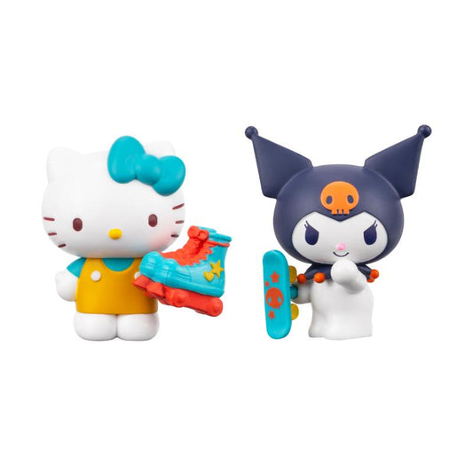 FIGURA HELLO KITTY PACK 2" HELLO KITTY Y KUROMI JAZWARES