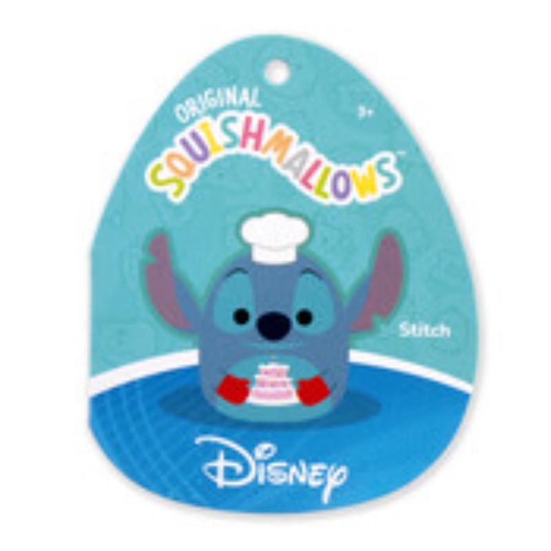 Jazwares Squishmallows Stitch 6.5" con torta