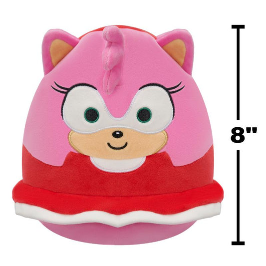 PELUCHE SQUISHMALLOWS 8" SONIC AMY ROSADA JAZWARES