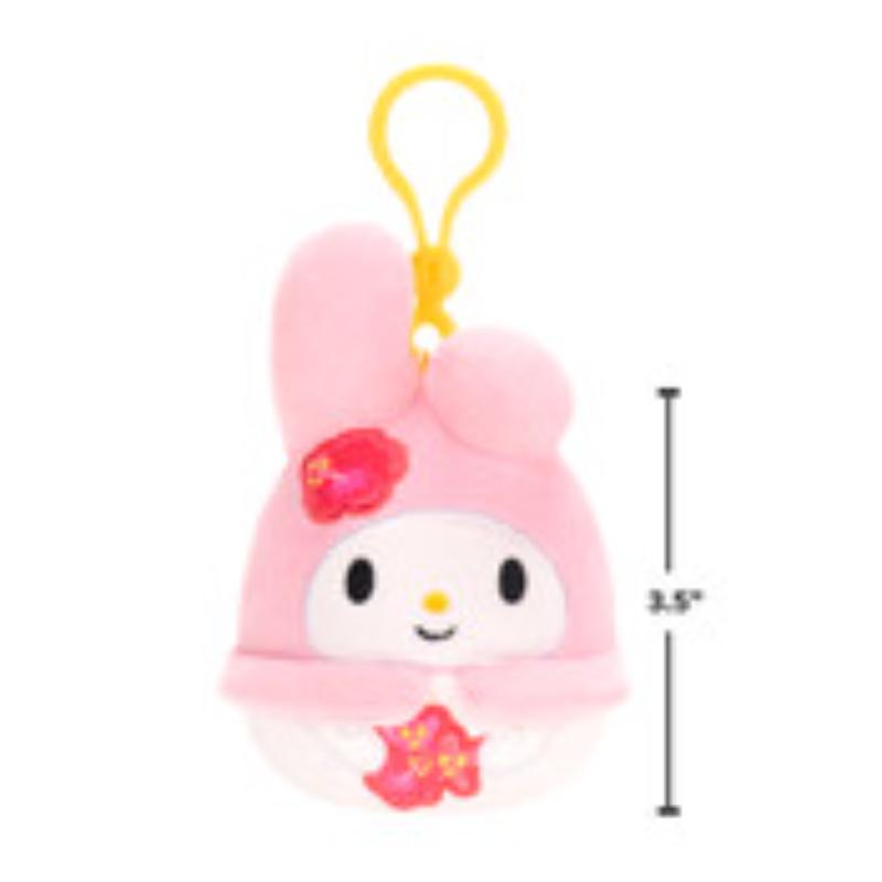 Jazwares Squishmallows 3.5" llavero My Melody frut
