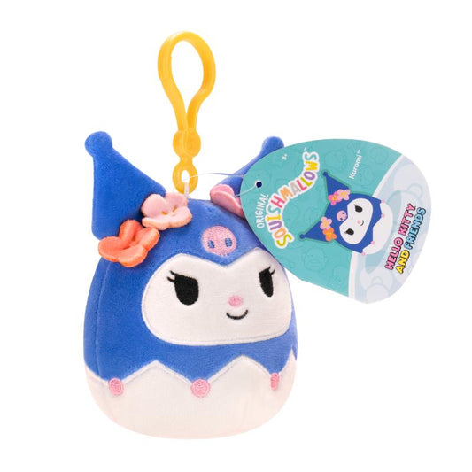 PELUCHE LLAVERO SQUISHMALLOWS 3.5" KUROMI FRUTAS JAZWARES