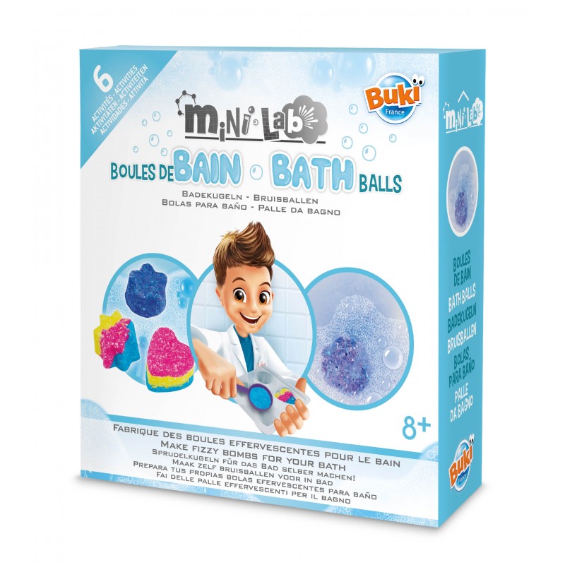 Buki Mini Lab Bath Balls 6 Experimentos