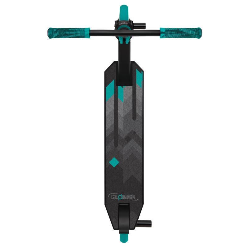 Globber monopatin Stunt GS 540 negro con verde acero
