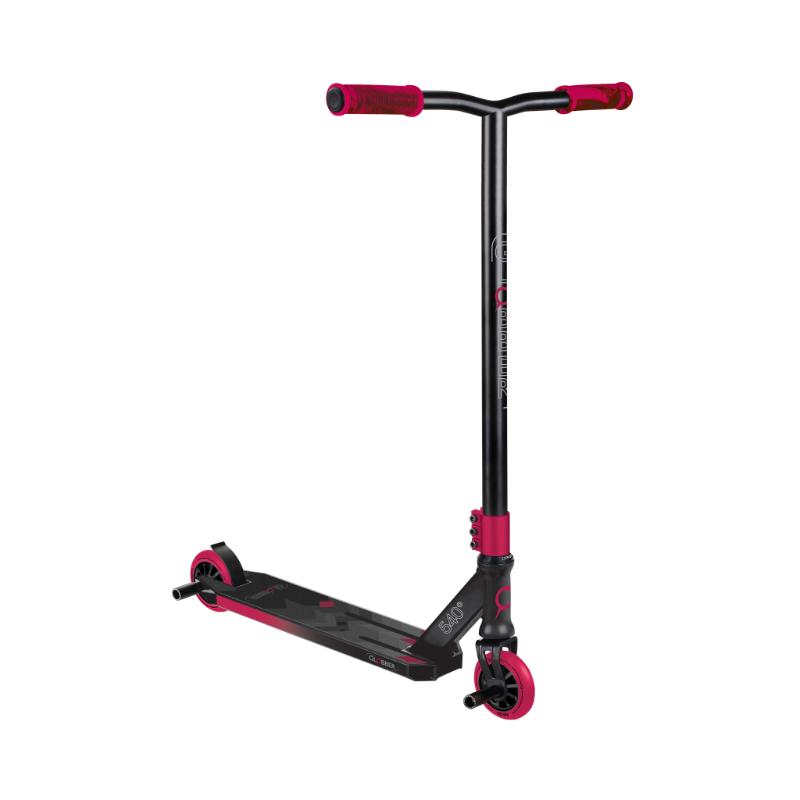 Globber monopatin Stunt GS 540 negro con rojo