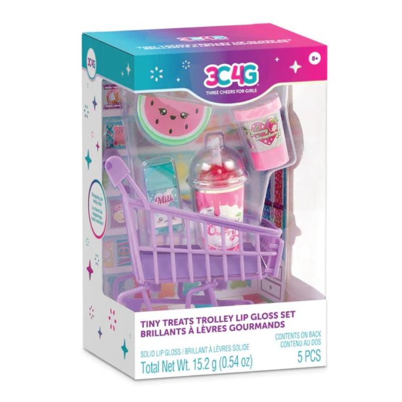 3C4G set de gloss en carrito de supermercado mini