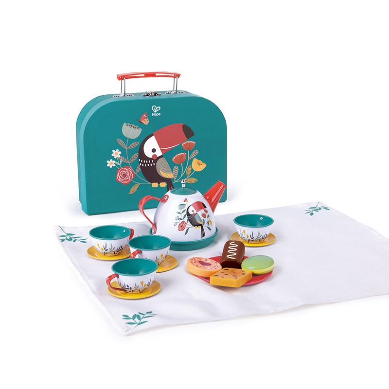 Hape set de té con maletín