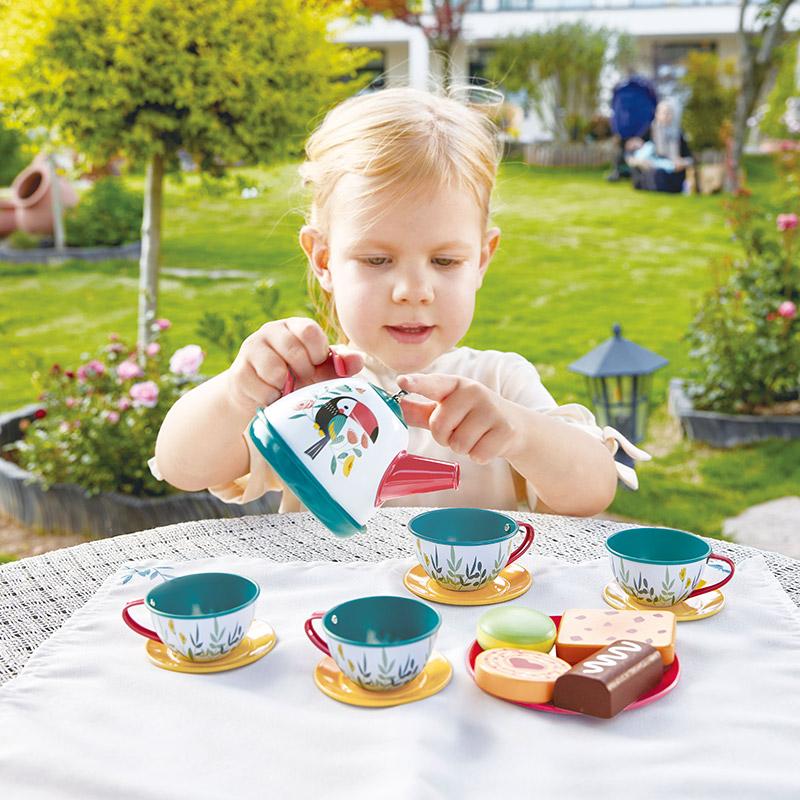 Hape set de té con maletín