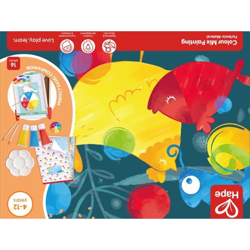Hape pintura de mezcla de colores
