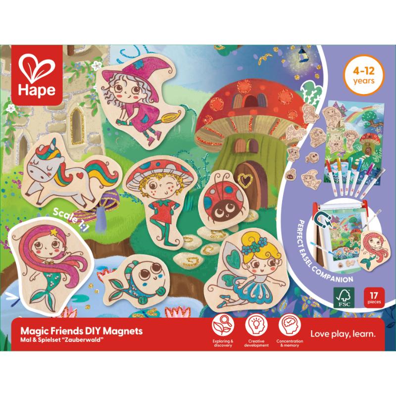 Hape bricolaje con imanes amigos mágicos