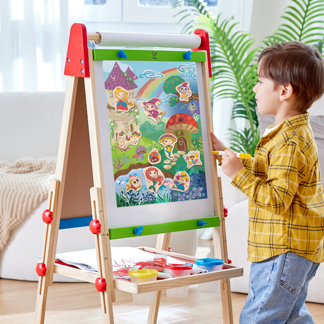 Hape bricolaje con imanes amigos mágicos