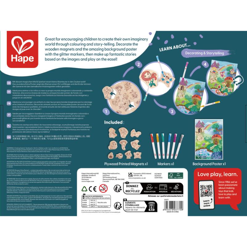 Hape bricolaje con imanes amigos mágicos