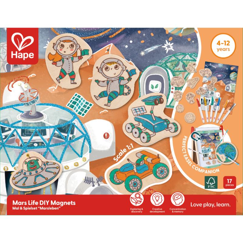 Hape bricolaje con imanes vida en Marte
