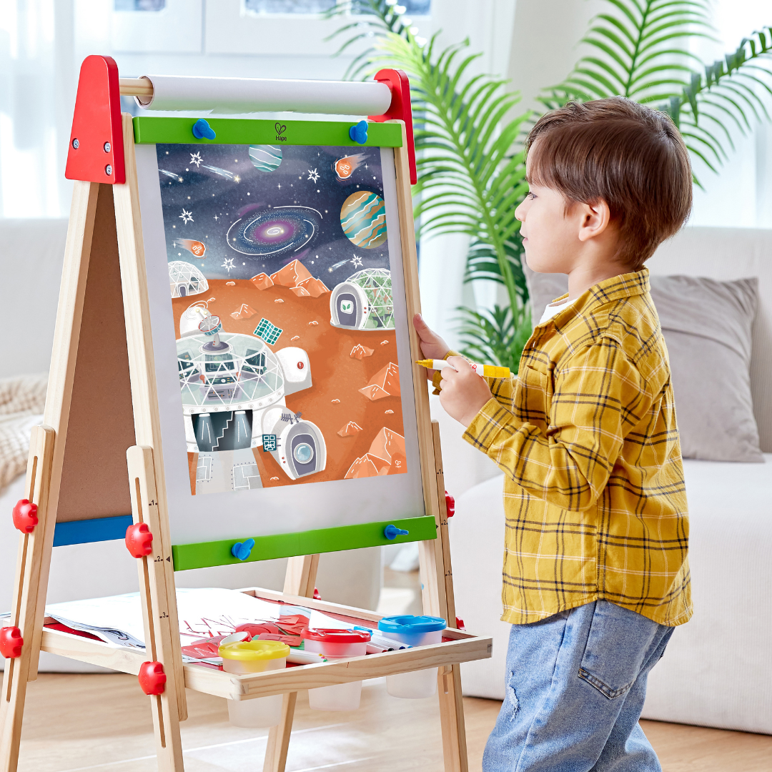 Hape bricolaje con imanes vida en Marte
