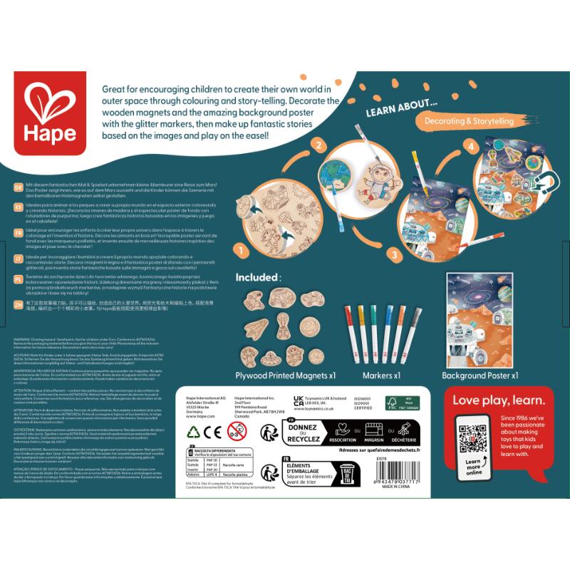 Hape bricolaje con imanes vida en Marte