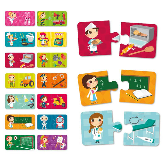 JUGUETE DIDACTICO PROFESIONES MONTESSORI EUREKAKIDS