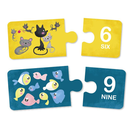 ROMPECABEZAS NÚMEROS MONTESSORI EUREKAKIDS