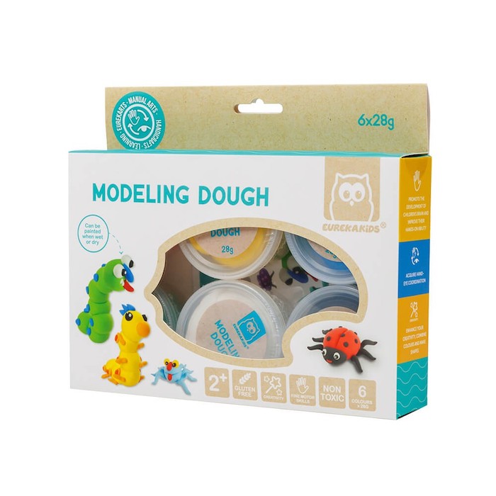 Eurekakids moldea con plastilina 6*28 gr.