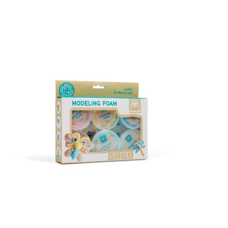Eurekakids moldea con foam 6*75ml