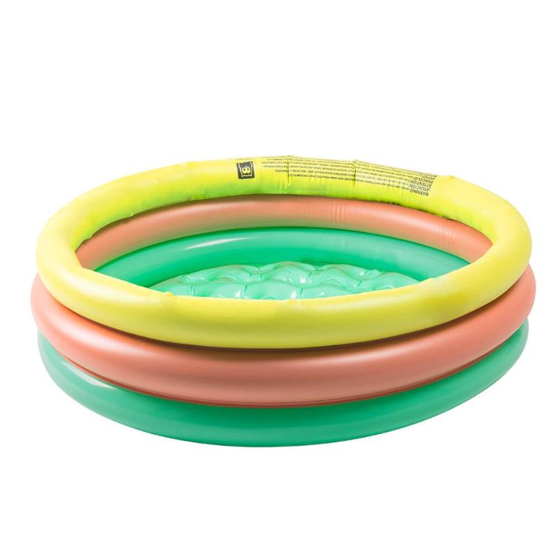 Eurekakids pileta 3 anillos para bebé