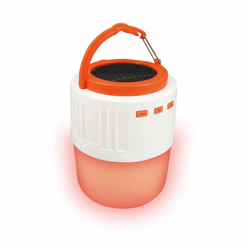 Buki lampara con speaker y carga solar