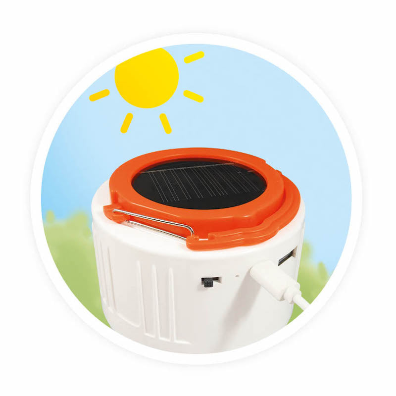 Buki lampara con speaker y carga solar