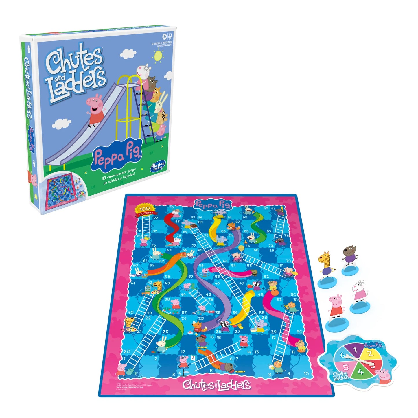 Hasbro chutes and ladders peppa pig
