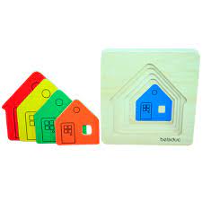 Beleduc rompecabezas 5 piezas casa