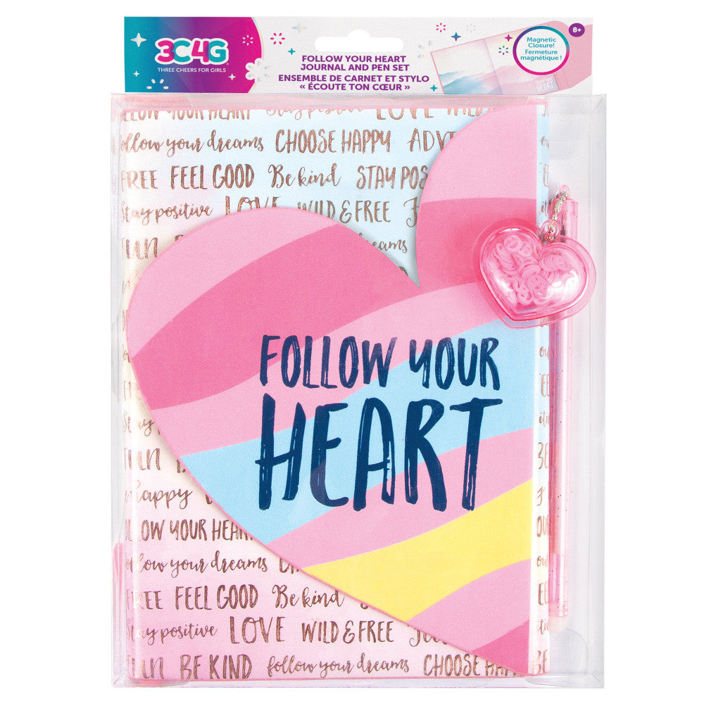 Make it Real sigue a tu corazon diario y boligrafo