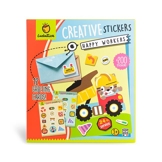 Eurekakids stickers trabajador feliz