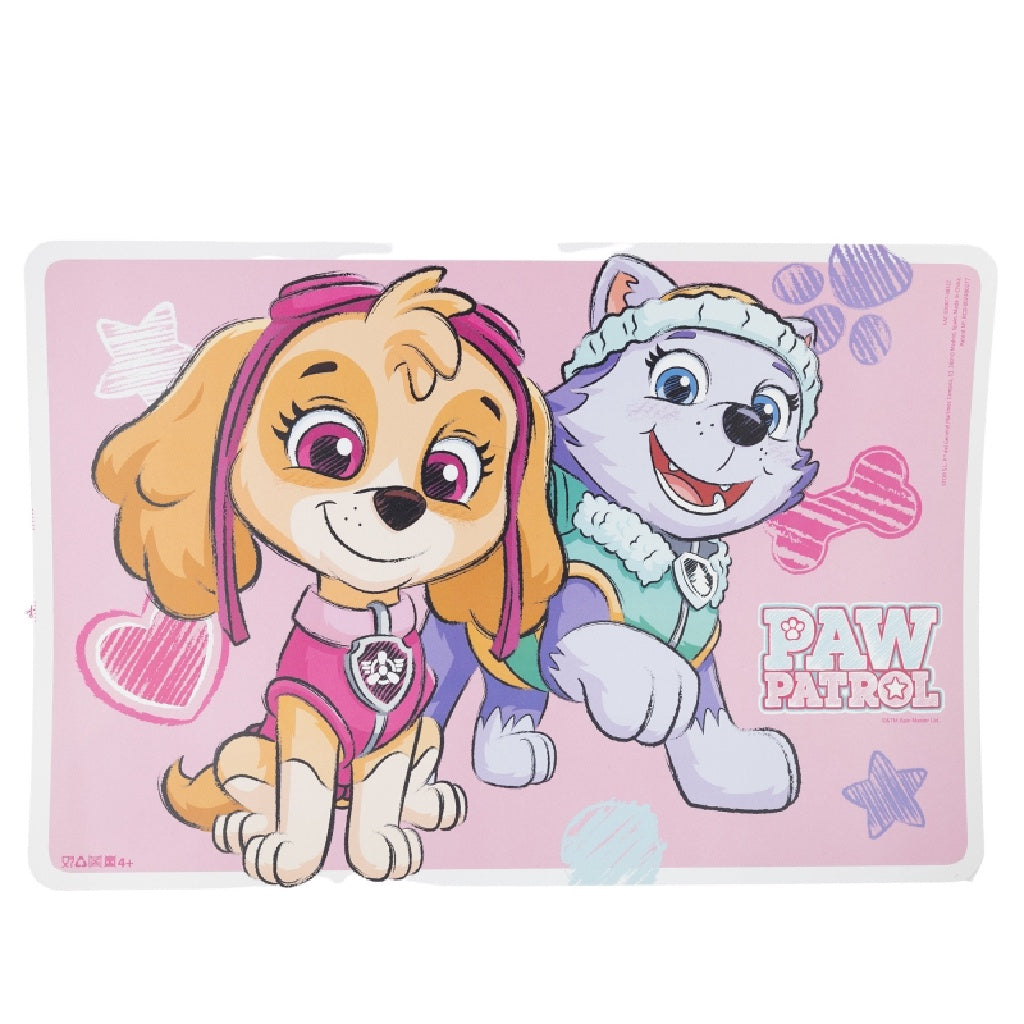 Stor individual de mesa Paw Patrol Skye y Everest