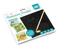 Eurekakids scratch art dinosaurios