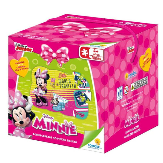 ROMPECABEZAS 40 PIEZAS MINNIE BOWTIQUE RONDA