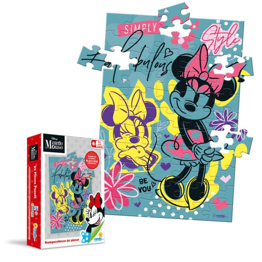 ROMPECABEZAS 55 PIEZAS MINNIE BOWTIQUE RONDA