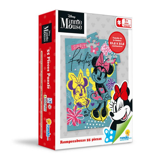 ROMPECABEZAS 55 PIEZAS MINNIE BOWTIQUE RONDA