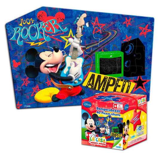 ROMPECABEZAS 40 PIEZAS MICKEY RONDA