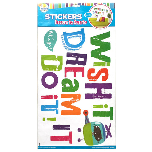STICKERS DECORATIVOS WISH IT RONDA