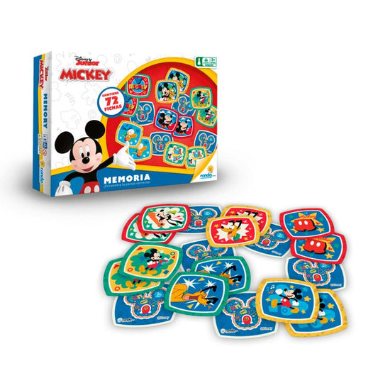 JUEGO DE MESA MEMORIA MALETÍN MICKEY RONDA